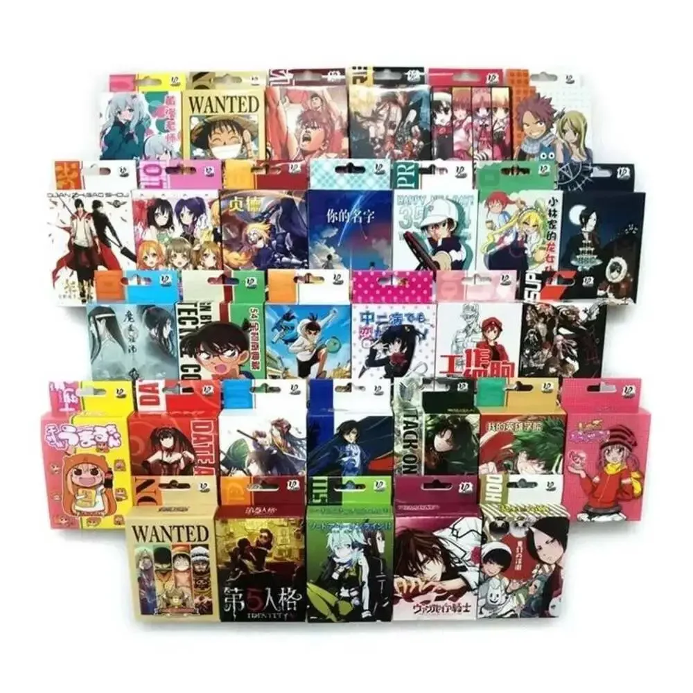 Us seller 54Pcs Cards Anime Genshin Impact Cosplay Board Game Cards Jujutsu Demo